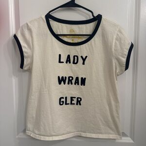 Vintage Wrangler Tee with Black Trim